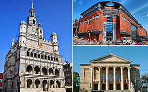 Nagrobek częścią ulicy w Poznaniu