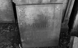 Nagrobek Johanny Eleonory Behle; cmentarz poniemiecki w Bojadłach